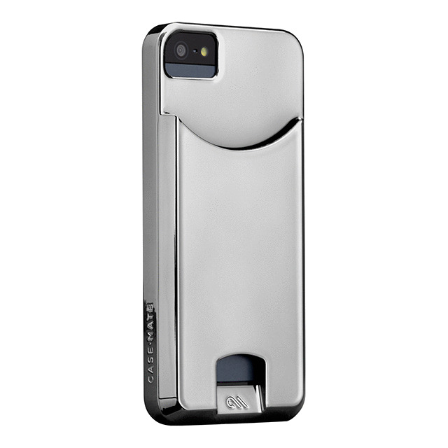 【iPhoneSE(第1世代)/5s/5 ケース】Barely There ID Case (Gloss Metallic Silver)goods_nameサブ画像