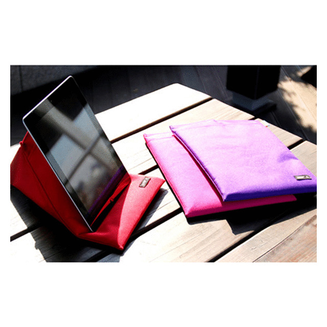 【iPad(第3世代/第4世代)/iPad2 ケース】スタンディングポーチ (violet)サブ画像