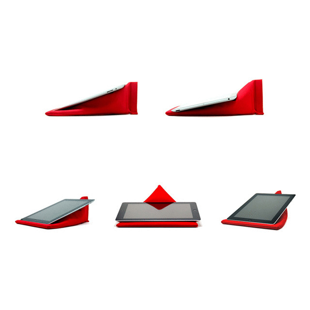 【iPad(第3世代/第4世代)/iPad2 ケース】スタンディングポーチ (red)サブ画像