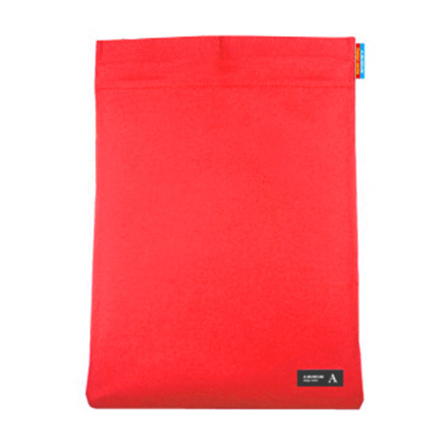 【iPad(第3世代/第4世代)/iPad2 ケース】スタンディングポーチ (red)