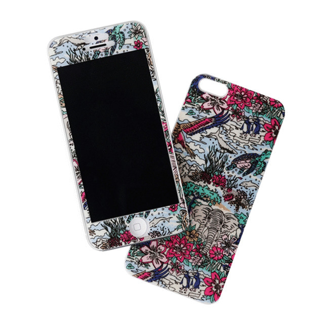 【iPhone5 スキンシール】Fabric Sheets for iPhone made with Liberty Art Fabrics Harry James Jungle