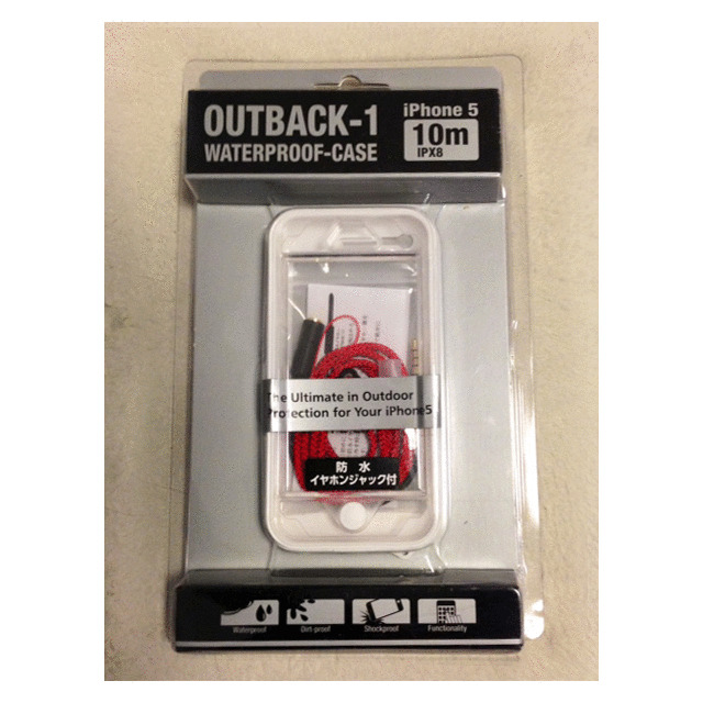 【iPhone5 ケース】OUTBACK-1 Waterproof case for iPhone5(White)サブ画像