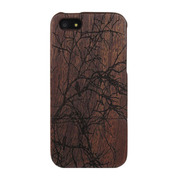 【iPhone5s/5 ケース】ウッドハードケース スライド式 枯れ木
