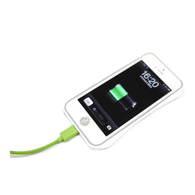 TRAVEL BIZ Lightningコネクタ対応iPod/iPhone/iPad専用 急速充電＆データ転送巻き取り式USBケーブル バニラホワイトサブ画像