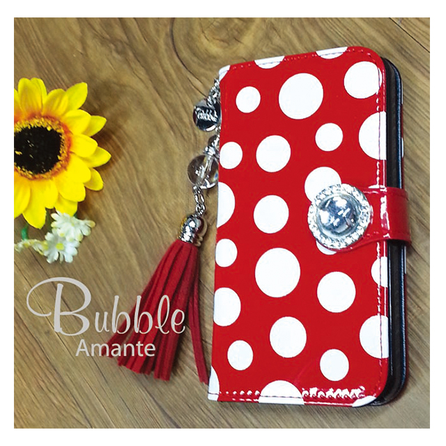 【iPhone5s/5 ケース】Amante Bubble ダイアリーケース (Red)goods_nameサブ画像