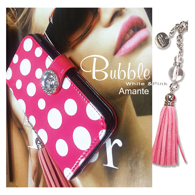 【iPhone5s/5 ケース】Amante Bubble ダイアリーケース (Pink)サブ画像
