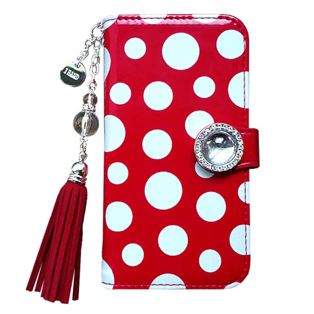 【iPhone5s/5 ケース】Amante Bubble ダイアリーケース (Red)