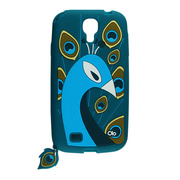 【GALAXY S4 ケース】Creatures： Peacock, Teal