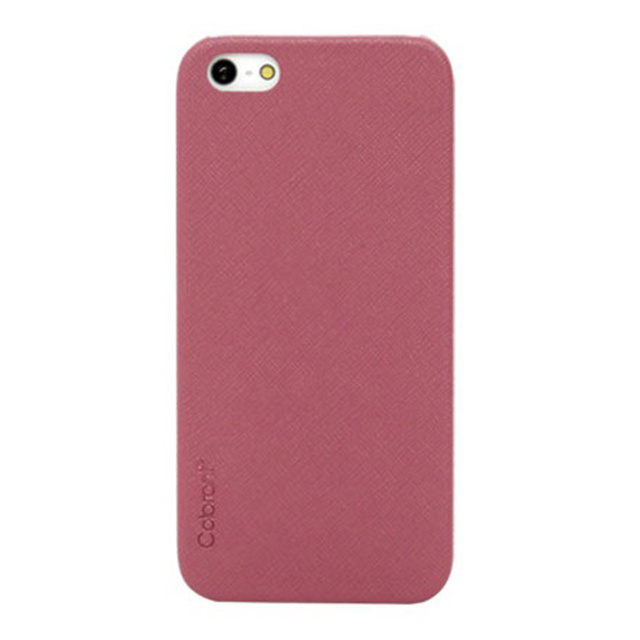 【iPhoneSE(第1世代)/5s/5 ケース】Thin Leather Shell (Pink)