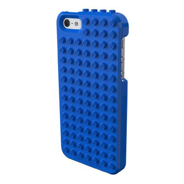 【iPhone5s/5 ケース】LEGO brick compatible case ブルー