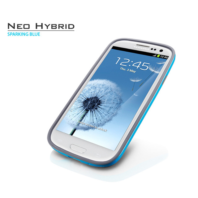 【GALAXY S3 ケース】SPIGEN SGP Case Neo Hybrid Sparkling Blue