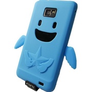 【GALAXY S2 ケース】Angel Silicon Case, Water Blue