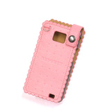 【GALAXY S2 ケース】SweetsCase ”Biscuit”(pink)