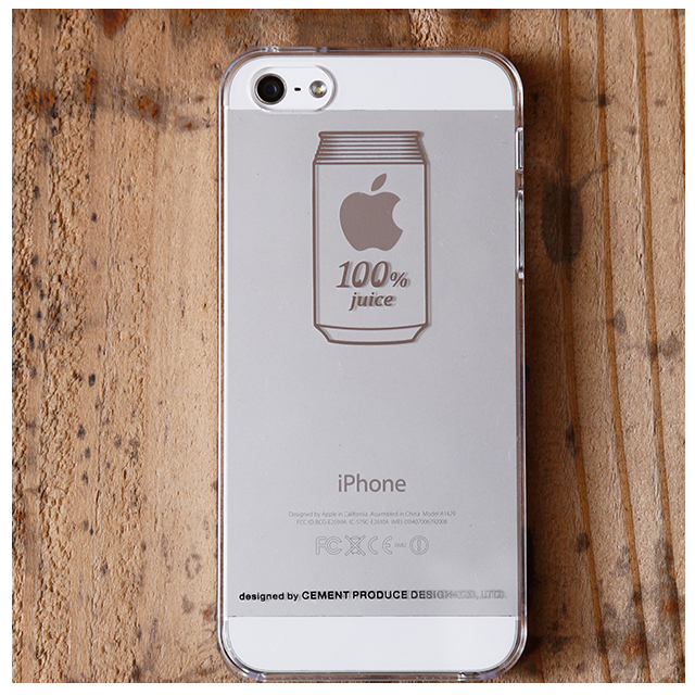 【iPhoneSE(第1世代)/5s/5 ケース】iTattoo 100％Juice WHITEサブ画像