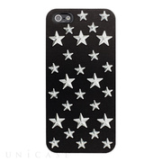 【iPhone5s/5 ケース】スタッズレザーケース Assert Star BLACK