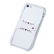 【iPhone5 ケース】超軽量ツインカバーSB ホワイトセット
