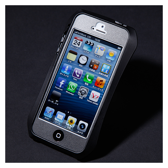 【iPhone5 ケース】超軽量ツインカバーSB ブラックセットサブ画像
