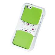 【iPhone5 ケース】超軽量ツインカバーSB グリーンセット