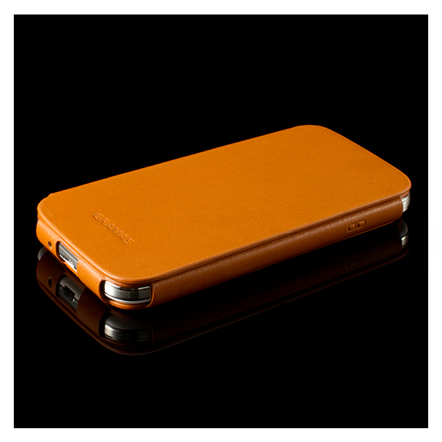 【GALAXY S4 ケース 】Leather Case LC433B タンサブ画像
