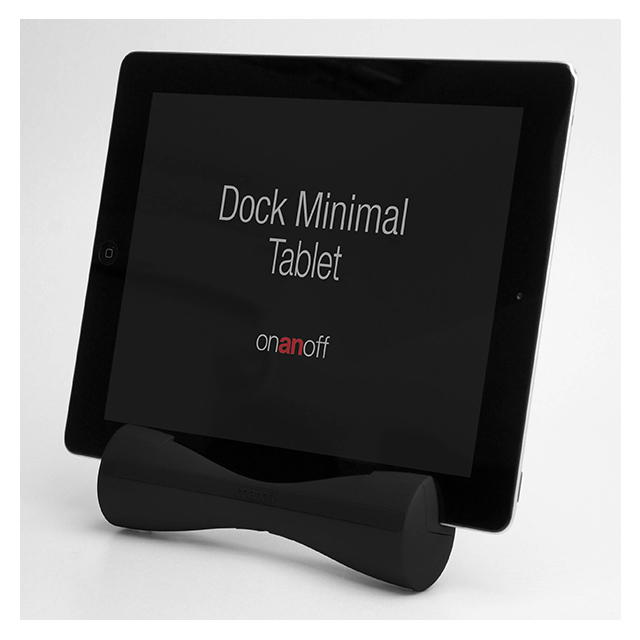iPad / Kindle / Nexus / GALAXY タブレット用タッチペン内蔵のスタンド Universal Dock Minimal ブラックgoods_nameサブ画像