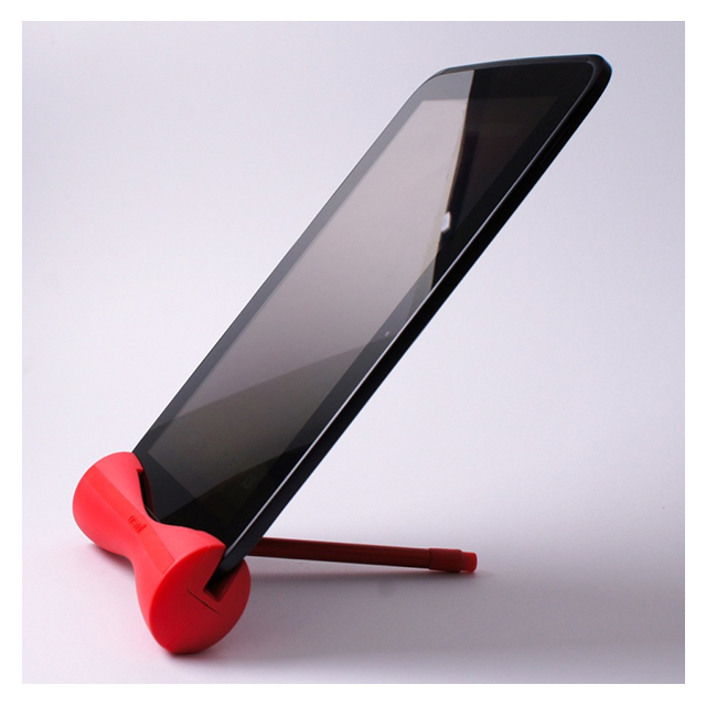 iPad / Kindle / Nexus / GALAXY タブレット用タッチペン内蔵のスタンド Universal Dock Minimal ブラックサブ画像