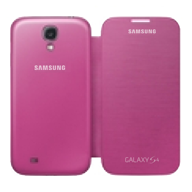 【GALAXY S4 ケース】Samsung純正アクセサリ フリップケース (ピンク)サブ画像