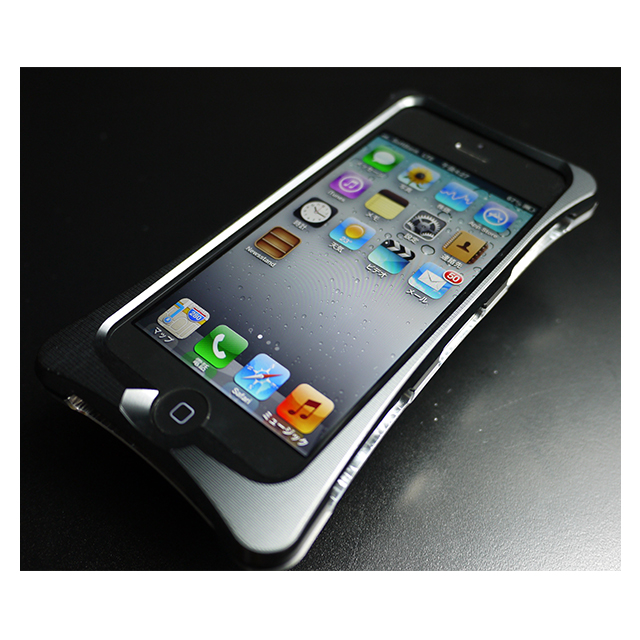 【iPhone5s/5 ケース】Smart Veil TYPE1 (Black1×Silver)サブ画像