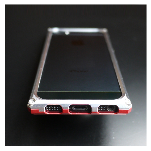 【iPhone5s/5 ケース】G-BUM (赤×銀)サブ画像