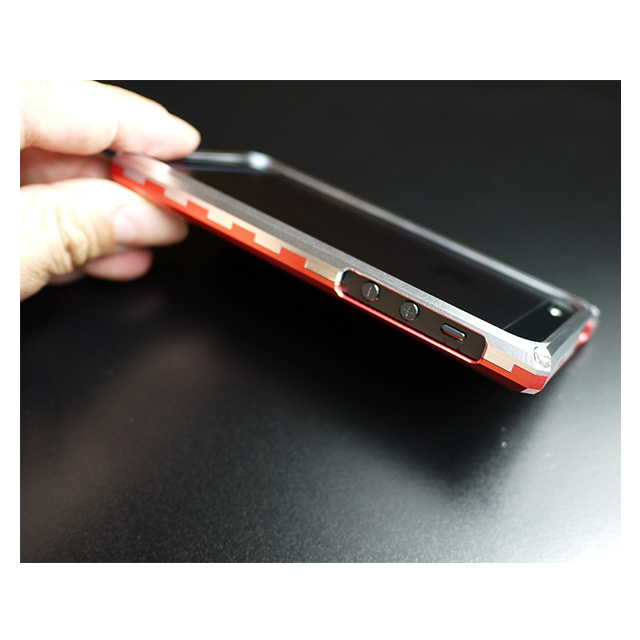 【iPhone5s/5 ケース】G-BUM (赤×銀)サブ画像