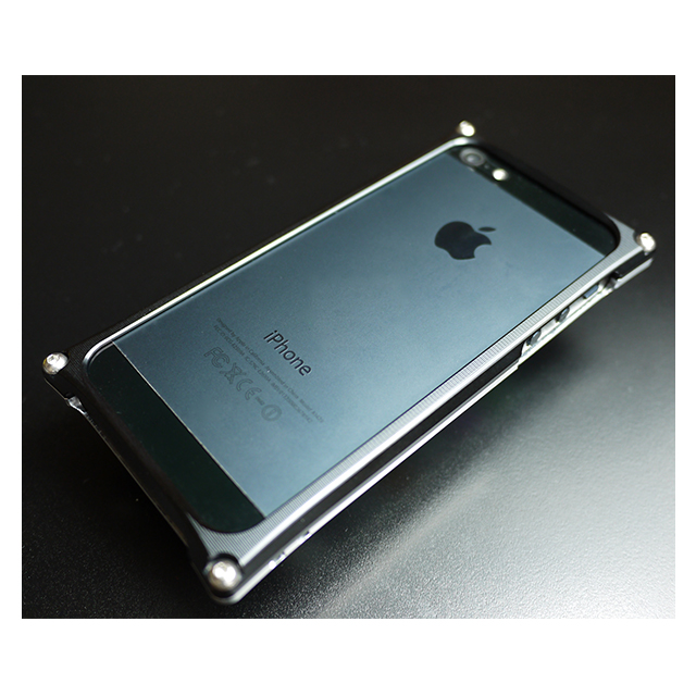 【iPhone5s/5 ケース】Smart HYBRID (Silver1×Black)サブ画像