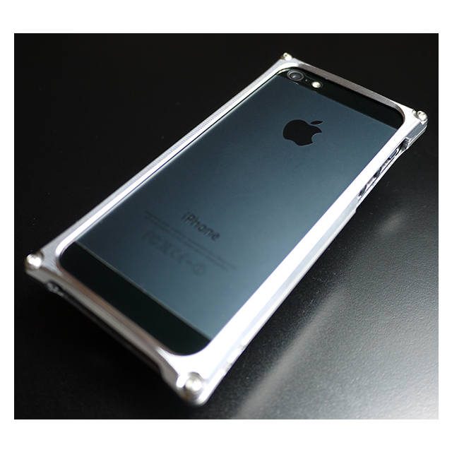 【iPhone5s/5 ケース】Smart HYBRID (Silver1×Silver)サブ画像