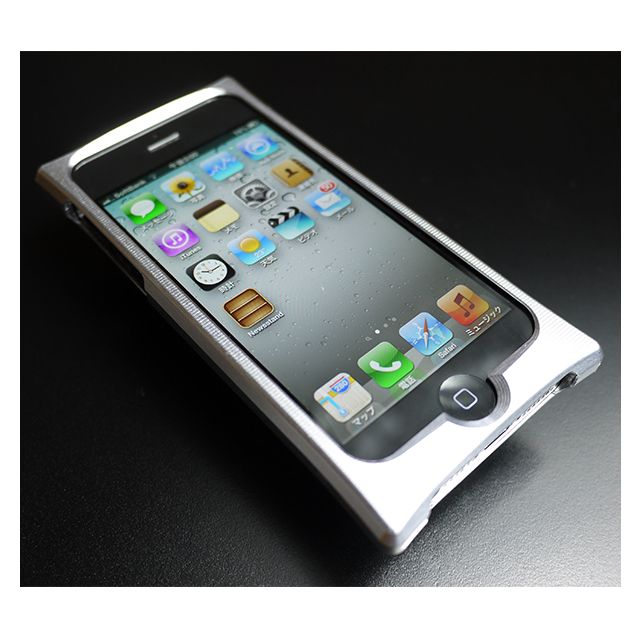 【iPhone5s/5 ケース】Smart HYBRID (Silver1×Silver)サブ画像