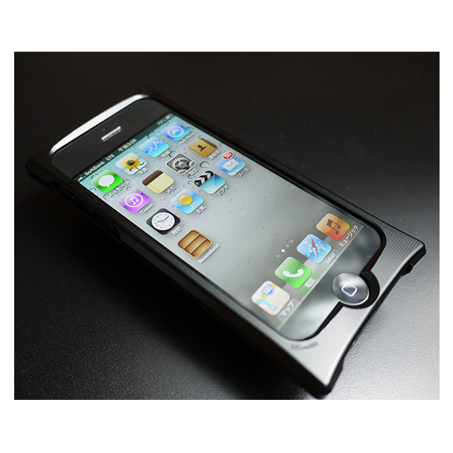 【iPhone5s/5 ケース】Smart HYBRID (Black1×Black)サブ画像