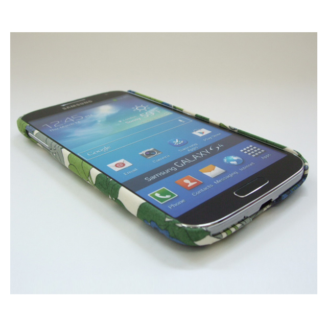 【Galaxy S4 ケース】オリジナルケース! レトロフラワー GS4-225-BLサブ画像