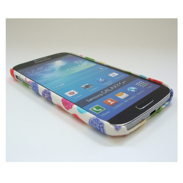 【Galaxy S4 ケース】オリジナルケース! クレパス水玉 GS4-608-WHサブ画像