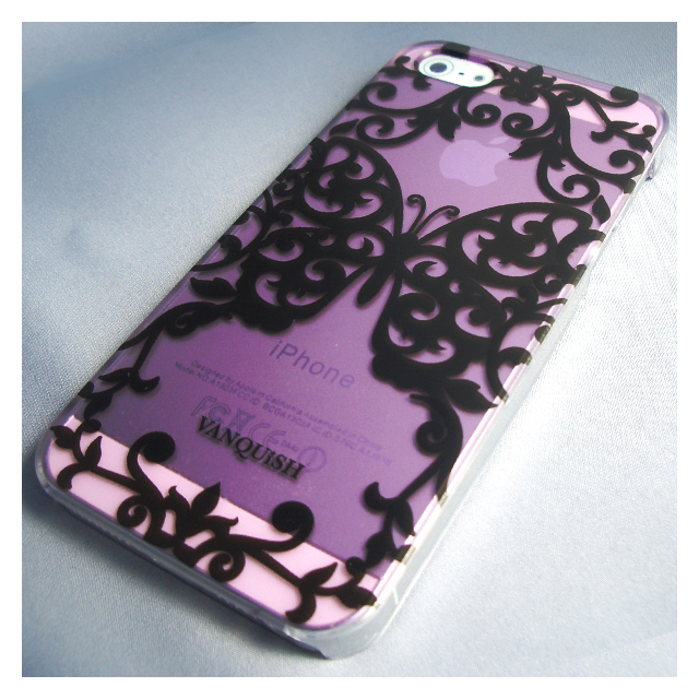 【iPhone5ケース】APPLE-BUTTERFLY/PINKサブ画像