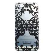 【iPhone5ケース】APPLE-BUTTERFLY/GRAY