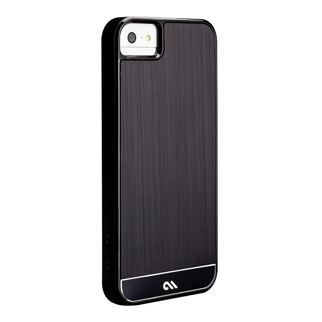 【iPhoneSE(第1世代)/5s/5 ケース】Crafted Case Brushed Alminum, Black / Blackgoods_nameサブ画像