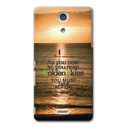 【XPERIA A ケース】CollaBorn Sunset p...