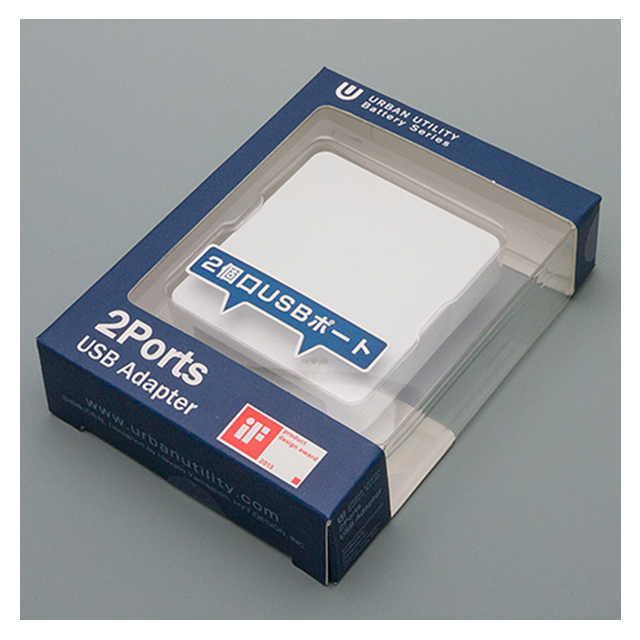 SQUARE USB AC Adaptor グロスホワイトサブ画像