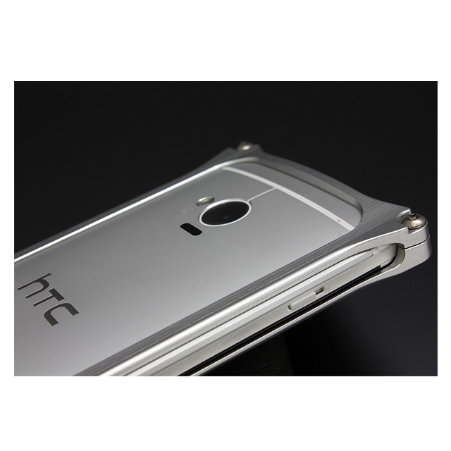 【HTC J One ケース】ソリッドバンパー (シルバー)サブ画像