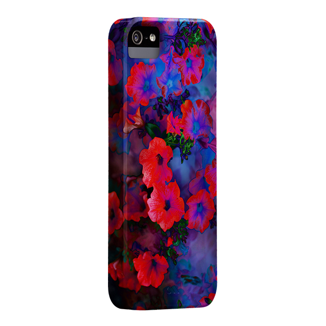 【iPhoneSE(第1世代)/5s/5 ケース】DESIGNER PRINTS Barely There Case, Amy Sia Ruby Blue Vineサブ画像