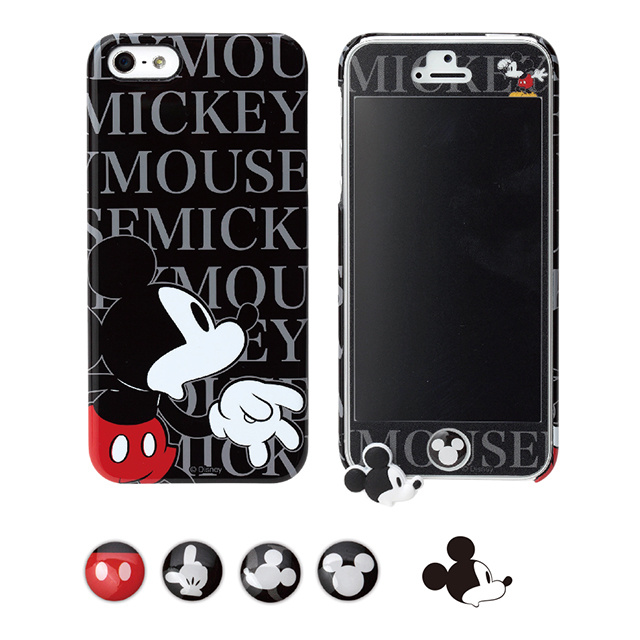 【iPhoneSE(第1世代)/5s/5 ケース】スターティング5点セット ミッキーマウス