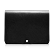 【iPad(第3世代/第4世代) iPad2 ケース】Leather Arc Cover(ブラック)