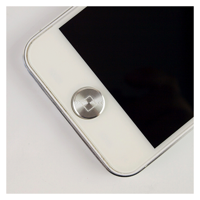 ホームボタンアルミプレート：プレミアム for iPhone/iPad プラチナムシルバーサブ画像