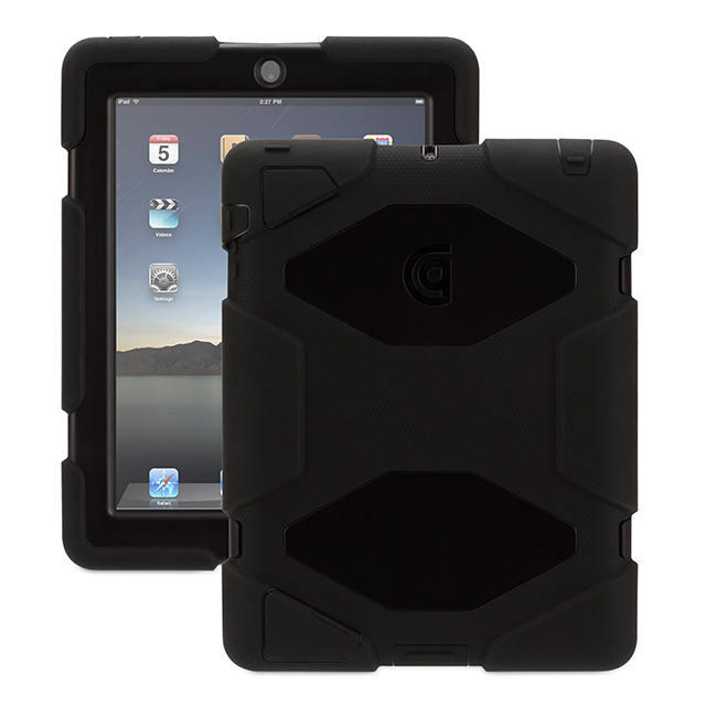 【iPad(第3世代/第4世代) iPad2 ケース】Survivor for iPad 2 3rd 4th-BlackBlackBlack GB35108サブ画像