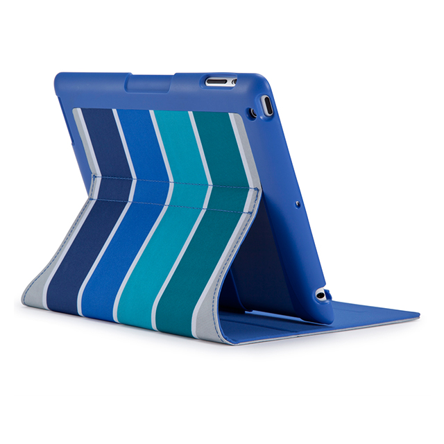 【iPad(第3世代/第4世代) iPad2 ケース】gen FitFolio[ColorBar Arctic Blue]サブ画像