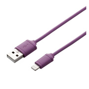 Lightningコネクタ対応USBケーブル パープル/1.2m