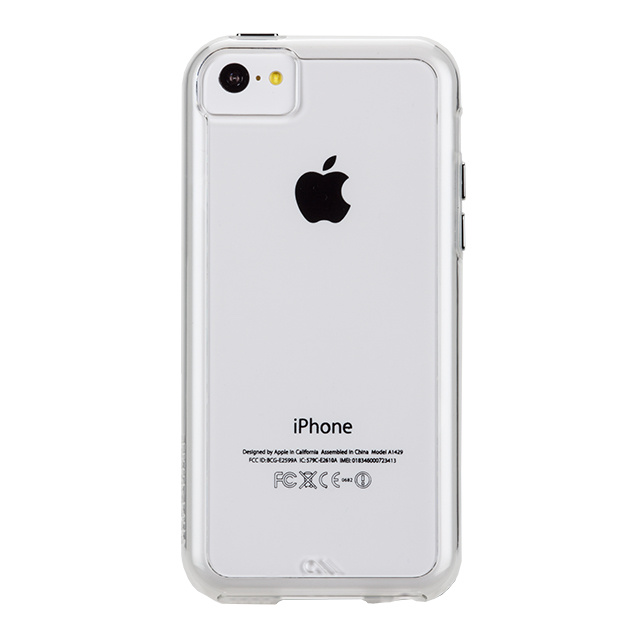 【iPhone5c ケース】Hybrid Tough Naked Case, Clear with Clear Bumper