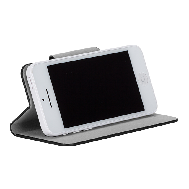 【iPhone5c ケース】Slim Folio Case, Blackサブ画像